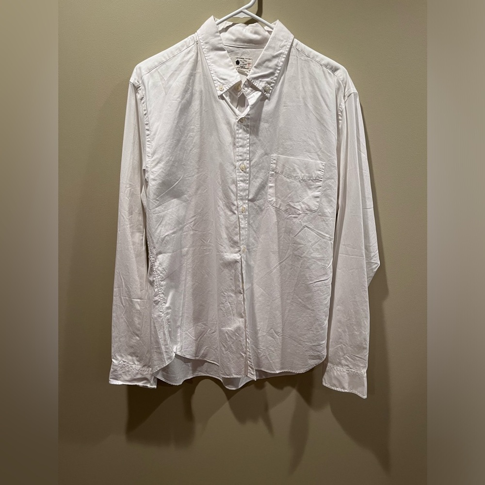 J Crew Sunwashed Oxford Long Sleeve